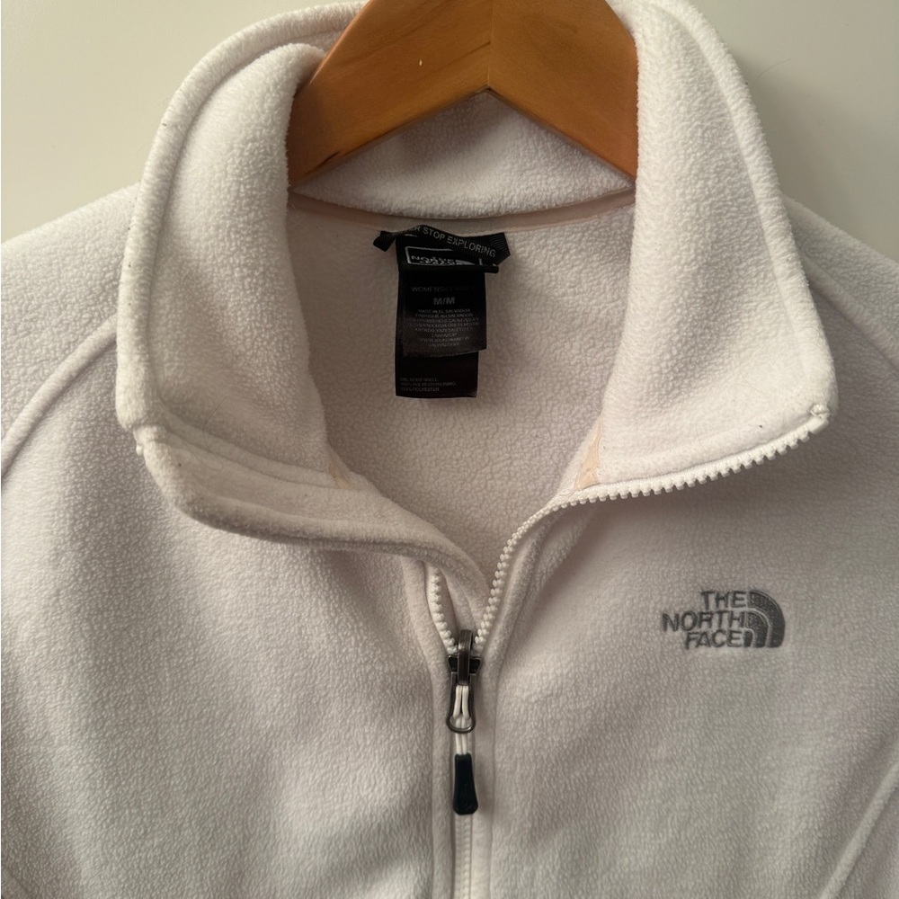 The North Face White Fleece Jacket